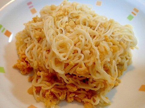 ❤揚げ玉入り　炒り卵素麺❤